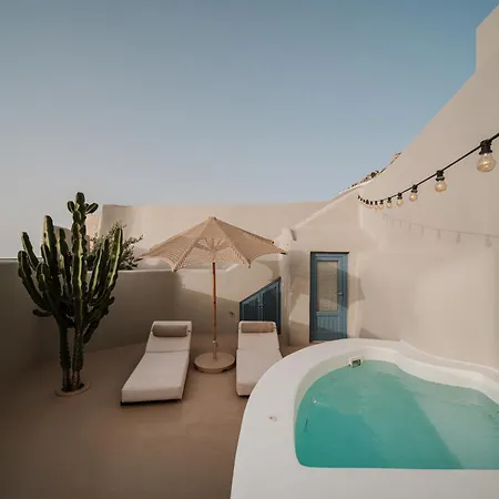 أجنحة لونا سانتوريني شقة *